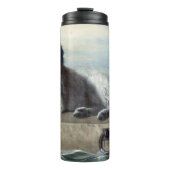 Newfoundland bij Rest Tumbler Thermosbeker (Voorkant)