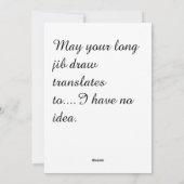 Newfoundland Birthday Card Feestdagenkaart (Achterkant)