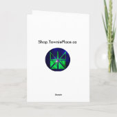 Newfoundland Birthday Card Kaart (Achterkant)