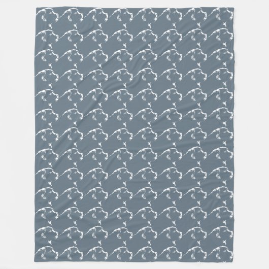 Newfoundland Blanket Newfoundland Pup Blanket Fleece Deken (Voorkant)