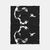 Newfoundland Blanket Newfoundland Puppy Blanket Fleece Deken (Voorkant)