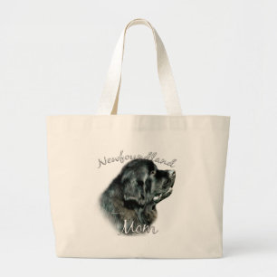 Newfoundland (blk) Moeder 2 Grote Tote Bag