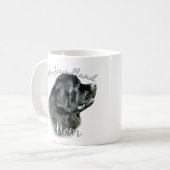 Newfoundland (blk) Moeder 2 Koffiemok (Voorkant links)