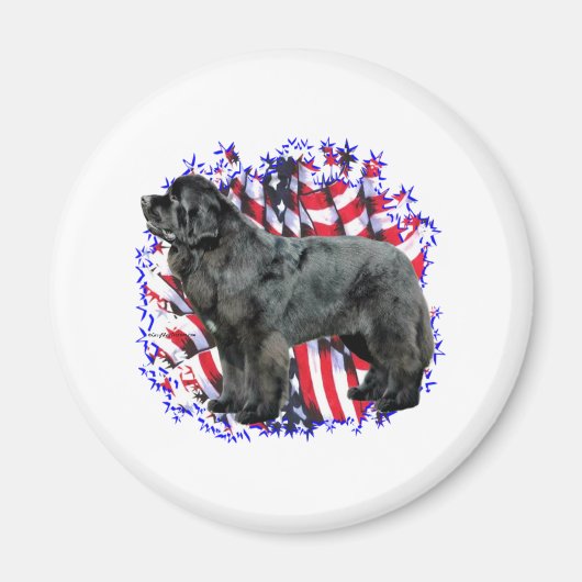 Newfoundland (BLK) Patriot Magneet (Voorkant)