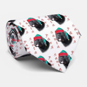 Newfoundland (blk) Santa Paws Stropdas (Opgerold)