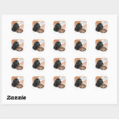 Newfoundland (BLK) Turkije Ronde Sticker (Vel)