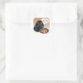 Newfoundland (BLK) Turkije Ronde Sticker (Tas)