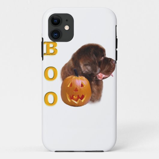 Newfoundland Brown Halloween BOO Case-Mate iPhone Case (Achterkant)