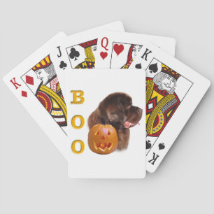 Newfoundland Brown Halloween BOO Speelkaarten