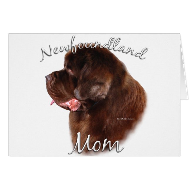Newfoundland (bruin) mam 2 (Voorkant Horizontaal)