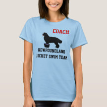 Newfoundland Bucket Swim Team shirt (zwart)