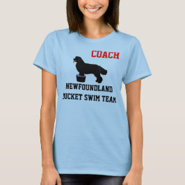 Newfoundland Bucket Swim Team shirt (zwart)