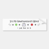 Newfoundland Bumpersticker (Voorkant)
