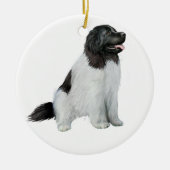 Newfoundland (C) - Landseer #1 Keramisch Ornament (Voorkant)