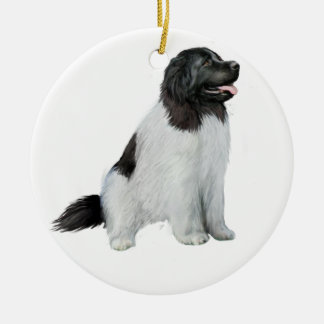 Newfoundland (C) - Landseer #1 Keramisch Ornament