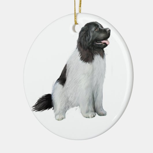 Newfoundland (C) - Landseer #1 Keramisch Ornament (Links)