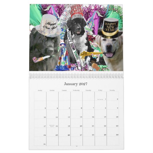 Newfoundland Calendar Kalender (Jan 2027)