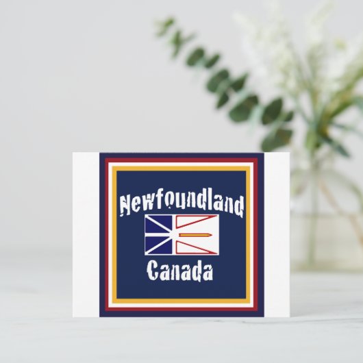 Newfoundland Canada Briefkaart (Staand voorkant)