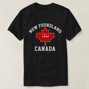 Newfoundland Canada Est.1949 Patriotic T Shirt