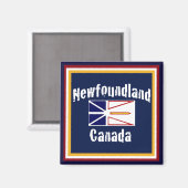 Newfoundland Canada Magneet (Voorkant / Achterkant)