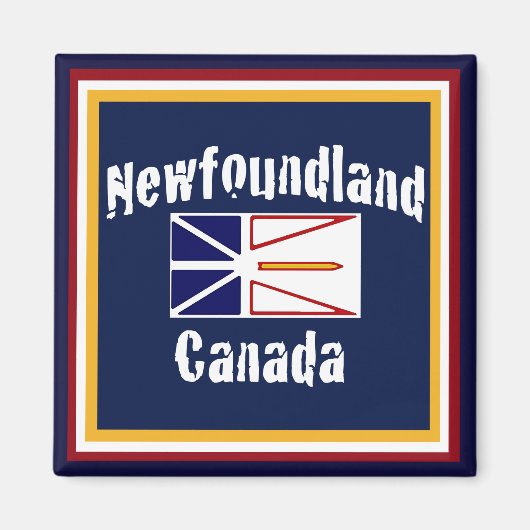 Newfoundland Canada Magneet (Voorkant)