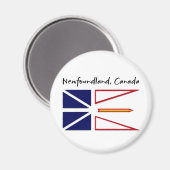 Newfoundland Canada Magneet (Voorkant / Achterkant)