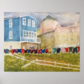 NEWFOUNDLAND CANADA - WATERVERF POSTER (Voorkant)