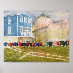 NEWFOUNDLAND CANADA - WATERVERF POSTER