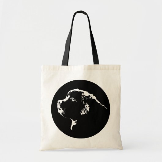 Newfoundland Canvas tas Organic Dog Shopping Bag (Voorkant)