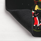 Newfoundland Christmas Tree Xmas Dog Lover  Muismat (Hoek)