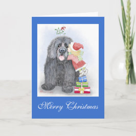 Newfoundland Christmas Wenskaart Feestdagen Kaart