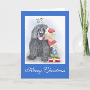 Newfoundland Christmas Wenskaart Feestdagen Kaart