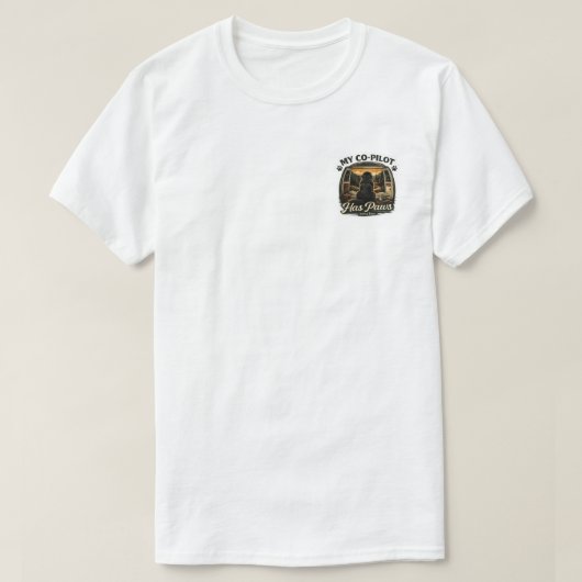 Newfoundland Co-piloot T-shirt (Design voorkant)