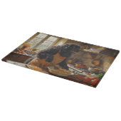 Newfoundland Cooking in Kitchen Snijplank (Hoek)