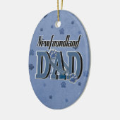 Newfoundland DAD Keramisch Ornament (Links)