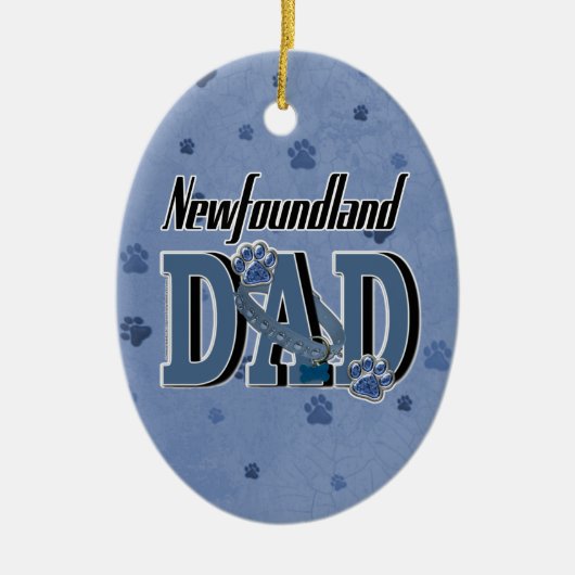 Newfoundland DAD Keramisch Ornament (Voorkant)