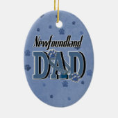 Newfoundland DAD Keramisch Ornament (Achterkant)