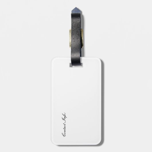 Newfoundland Dog Bagagelabel (Achterkant verticaal)