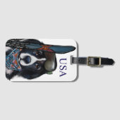 NEWFOUNDLAND DOG BAGAGELABEL (Voorkant (horizontaal))