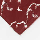 Newfoundland Dog Blanket Newfoundland Pup Blanket Fleece Deken (Hoek)