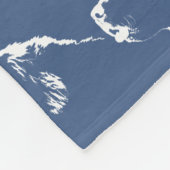 Newfoundland Dog Blanket Newfoundland Pup Blanket Fleece Deken (Hoek)