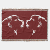 Newfoundland Dog Blanket Puppy Dog Throw Blanket Deken (Voorkant)