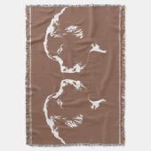 Newfoundland Dog Blanket Puppy Dog Throw Blanket Deken (Voorkant Verticaal)