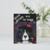 Newfoundland Dog Briefkaart (Staand voorkant)