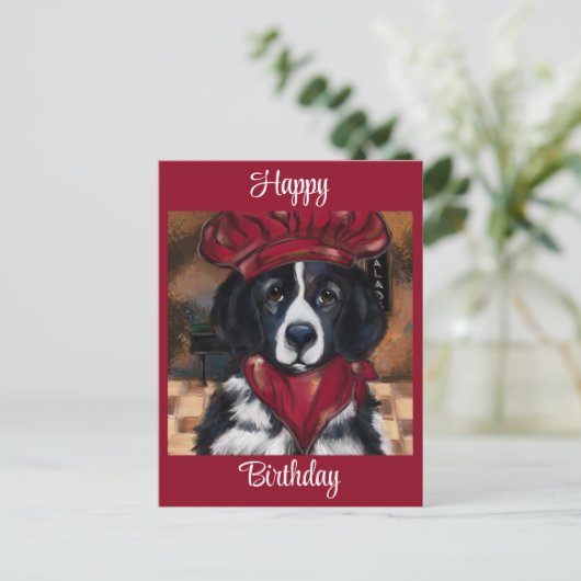 Newfoundland Dog Briefkaart (Staand voorkant)