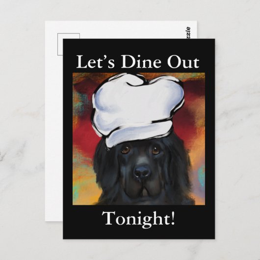Newfoundland Dog Briefkaart (Voorkant / Achterkant)