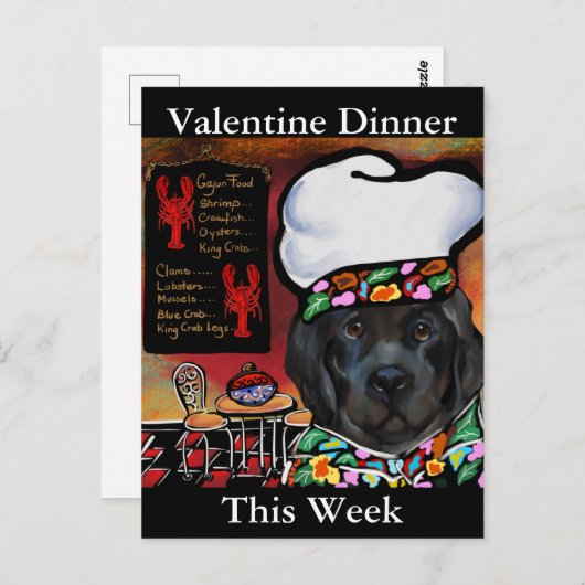 Newfoundland Dog Briefkaart (Voorkant / Achterkant)