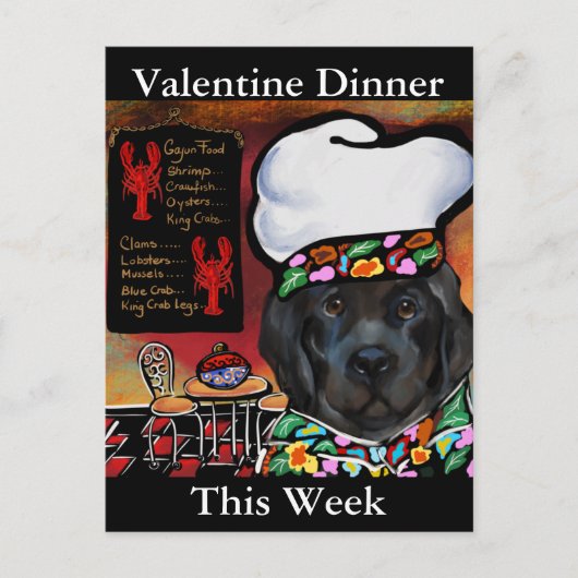 Newfoundland Dog Briefkaart (Voorkant)