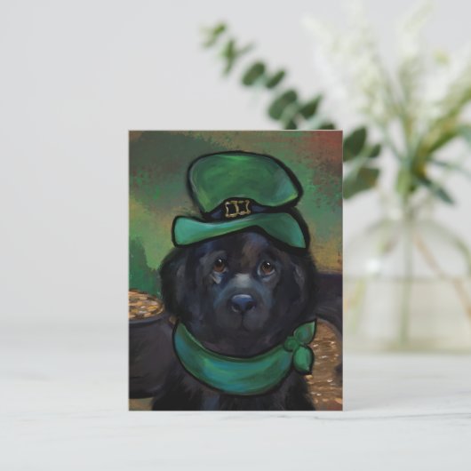 Newfoundland Dog Briefkaart (Staand voorkant)