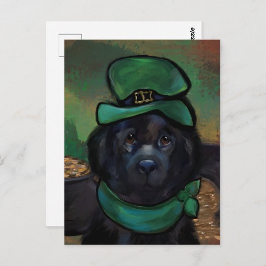Newfoundland Dog Briefkaart (Voorkant / Achterkant)